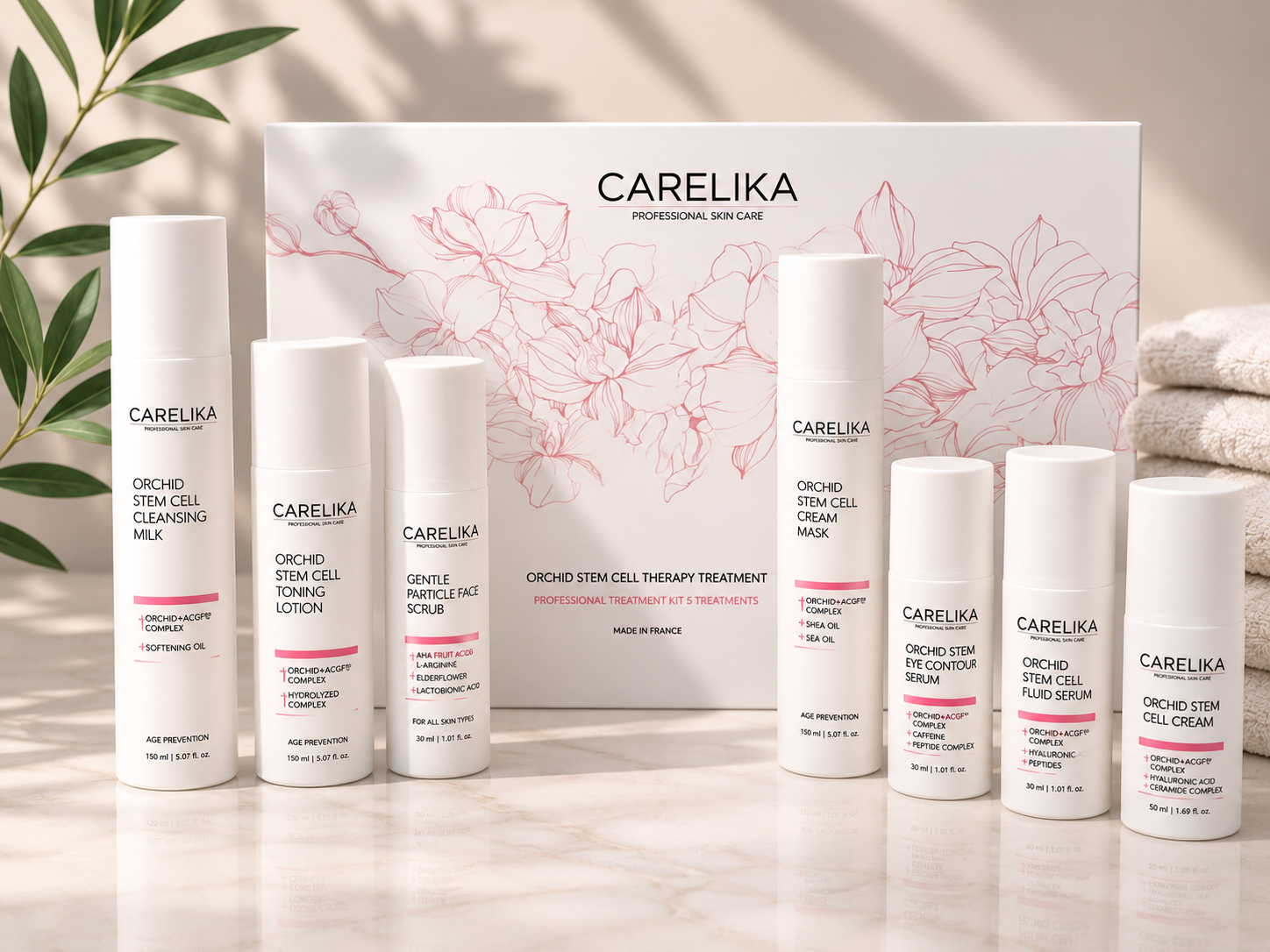 Produkty Carelika — Orchid Stem Cell řada