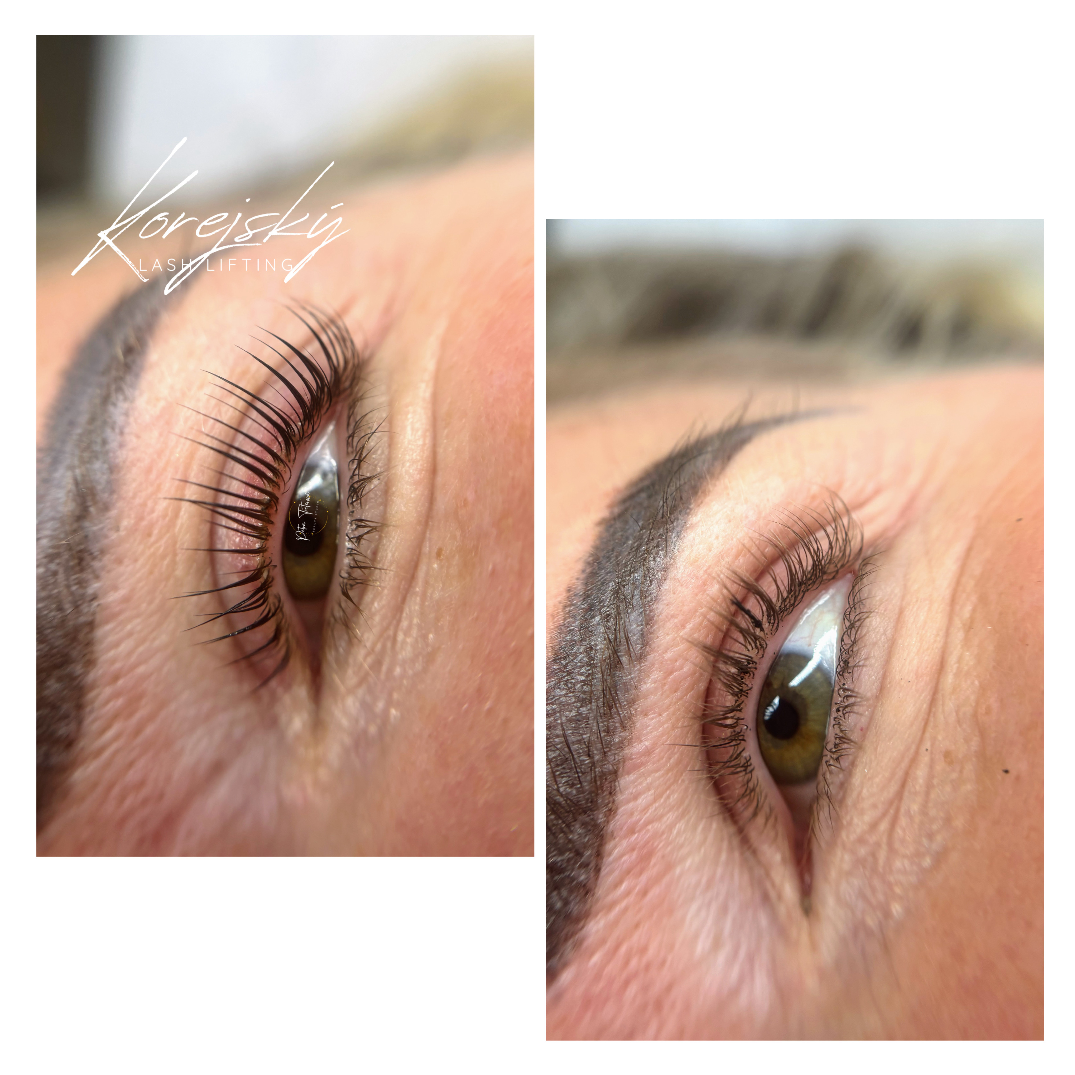 Korejský lash lifting — efekt otevřeného pohledu
